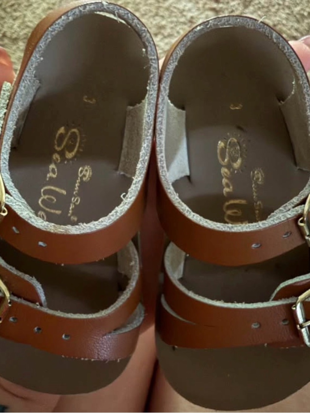 Sun San Surfer sandals toddler size 3